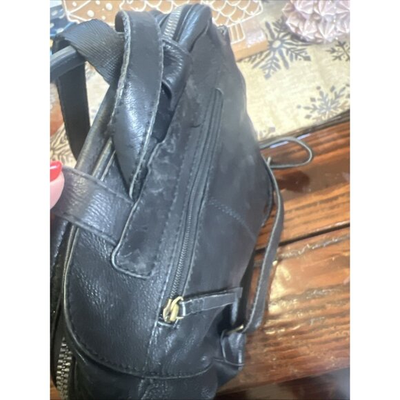 American Leather Company Genuine Super Soft Leather Backpack Classic Black main image 4